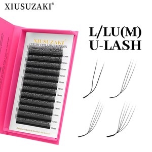 XIUSUZAKI Extensions de cils en <span class=keywords><strong>U</strong></span>, Volume Mega, Courbure <span class=keywords><strong>L</strong></span> <span class=keywords><strong>LU</strong></span> M, Cils croisés en forme de fleur parallèle, Y YY 3D 4D 5D 6D - Product Image 1