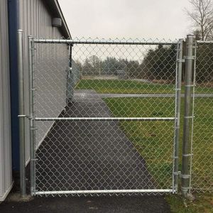 Paneles de Cercado de Seguridad para Sitios, 6x12 Pies, Tubo de Acero Galvanizado, Malla de Alambre de Eslabones, Malla de 50x50 mm, Fácil de Ensamblar, Temporal, Anti-roedores - Product Image 1