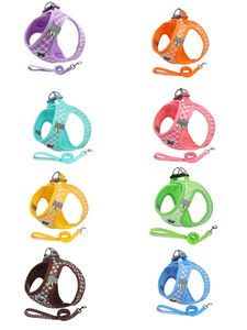 Tali Dada Anjing Bahan Kain untuk Anjing Kecil/Sedang, Reflektif 360 Derajat, Pereda Stres, untuk Jalan-jalan Anjing, Hewan Peliharaan, Anak Anjing - Product Image 6