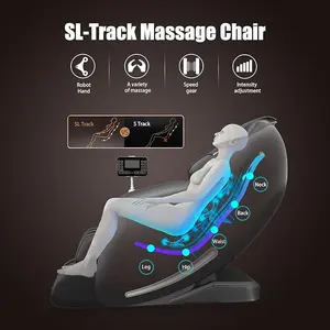 REALRELAX 2023 Wholesale SL Recliner Massage Chair For Electric 4d Massage Chairs Full Body 0 Gravity Luxury Massage Chair