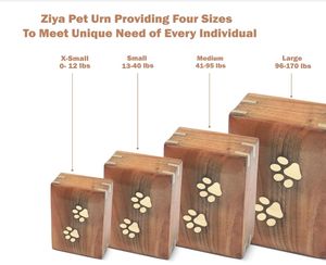 جرة خشبية عالية الجودة مصنوعة يدويًا وصديقة للبيئة ومتينة لحفظ رماد الحيوانات الأليفة، تذكار للحيوانات الأليفة من شاندونغ، الصين - Product Image 6