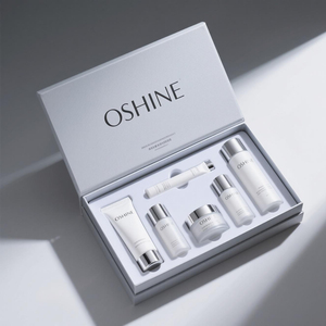 Acrylic Display Cosmetic Set Box - <strong>3</strong>-<strong>Tier</strong> Organizer with <strong>Drawers</strong> for Makeup &amp; Brushes, Custom Size Retail Counter Packaging - Product Image 1