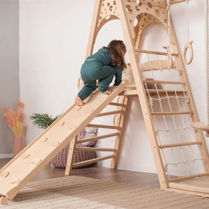 Set <span class=keywords><strong>de</strong></span> Triángulo <span class=keywords><strong>Pikler</strong></span> para Niños Parque Infantil <span class=keywords><strong>de</strong></span> Madera Casa <span class=keywords><strong>de</strong></span> Juegos Interior Pared <span class=keywords><strong>de</strong></span> Escalada Juegos Infantiles Muebles para Niños - Product Image 6