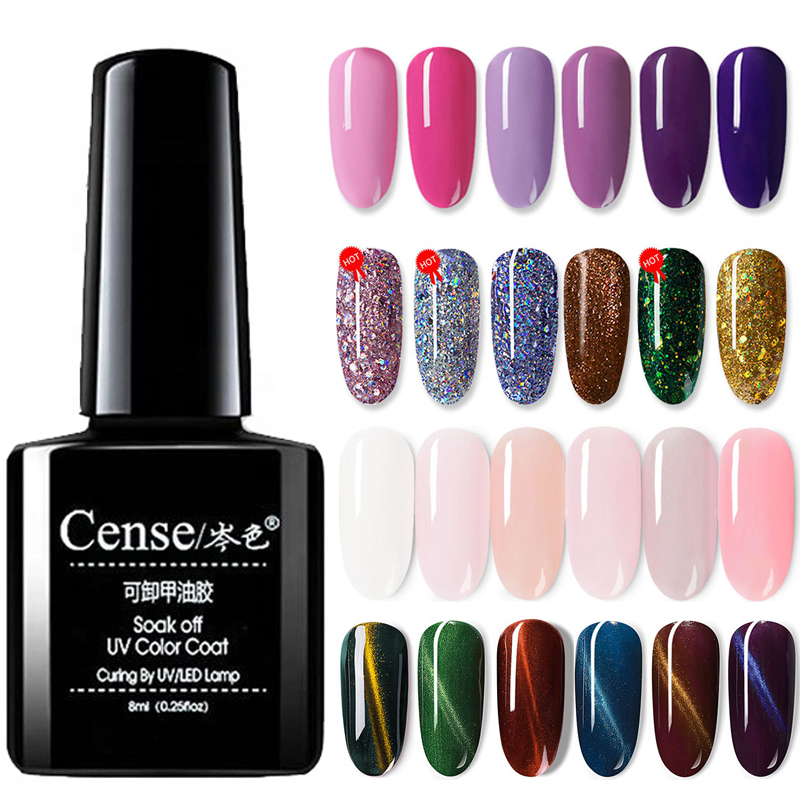 RTS УФ-лак для ногтей блестящие 58 цветов Быстросохнущий УФ-лак для ногтей легкая щетка быстрое формирование светодиодный Гель-лак для глаз