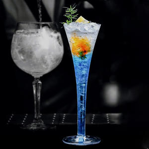 Cocktail sans pied géant <span class=keywords><strong>Martini</strong></span> verre tige cristal V en forme de grandes flûtes à Champagne Jumbo <span class=keywords><strong>Martini</strong></span> verres pour restaurant fête - Product Image 5