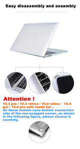 Custodia protettiva per Laptop in plastica trasparente all'ingrosso <span class=keywords><strong>14</strong></span> 15 16 10.2 pollici per <span class=keywords><strong>Macbook</strong></span> <span class=keywords><strong>Pro</strong></span> - Product Image 5
