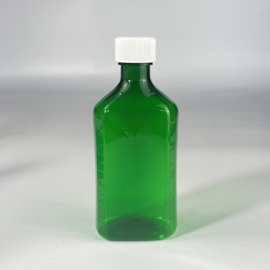 Bottiglia Ovale in PET da 4 Oz per Sciroppo Liquido, Contenitore per Medicina per la Tosse, Stampa a Caldo, Tappo a Vite per Erbe Aromatiche - Product Image 2