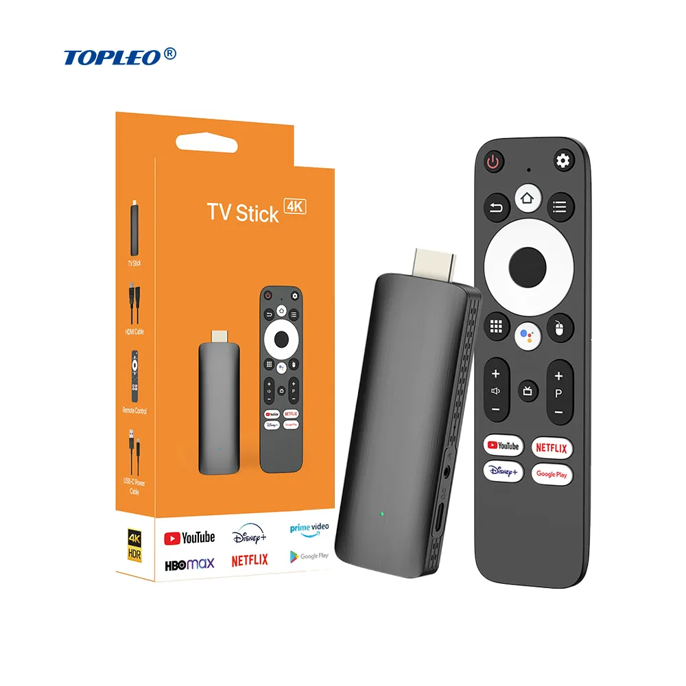 Topleo D6 Pro H618 Tv Stick Android Mini Smart Certificado Tv Box Android 12 Tv Stick 4K