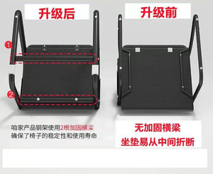 Chaise de bureau exécutive confortable avec hauteur réglable, design moderne, dossier en forme d'arche pour ordinateur, usage domestique et réunions - Product Image 3