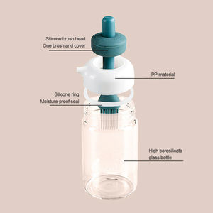 Новый распылитель масла в бутылках для приправы 2 в 1 бутылка для масла с силиконовой щеткой для приготовления барбекю выпечки - Product Image 2