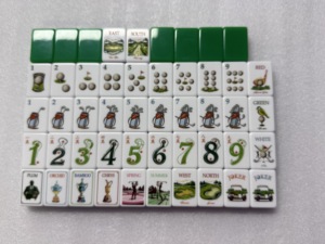 Ensemble <span class=keywords><strong>de</strong></span> Mahjong <span class=keywords><strong>de</strong></span> <span class=keywords><strong>golf</strong></span> personnalisé, 160 tuiles, avec logo et design Fairway, pour acheteurs en gros, prêt à être expédié directement maintenant - Product Image 6