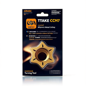 เม็ดมีดกลึง TTAKE CCMT ขนาด 80 องศาบวก สำหรับงานตัดโลหะ - Product Image 2