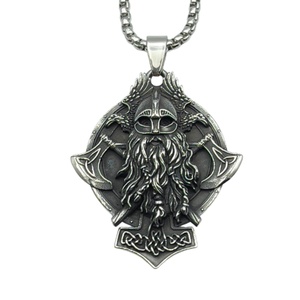 แหวนสแตนเลส 316L สำหรับผู้ชาย ขายส่ง สไตล์โกธิค หลากหลายแบบ แหวนรูปหัวกะโหลกสไตล์ไบค์เกอร์ วินเทจ แหวนสไตล์ไวกิ้ง เครื่องประดับสำหรับผู้ชาย จี้ห้อยคอ - Product Image 2