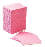 Bavette dentaire jetable / Coussinet pour ongles de haute qualité certifié CE 33x45cm pour usage hospitalier et dentaire