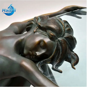 Escultura de Bronce de Sirena de Tamaño Real, de Alta Calidad, para Decoración del Hogar, Mesa de Centro - Product Image 5