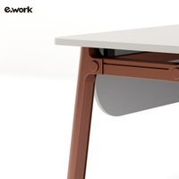 Ensemble de chaises de bureau pour directeur exécutif moderne et simple Bureau de style bois pour patron président