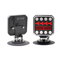 Nouveau kit de feux arrière de remorque sans fil à LED 6V magnétique ECE E MARK Feux arrière Clignotant Indicateur de frein Feux stop