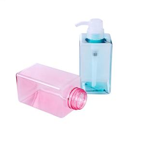 Botella PET Cuadrada de Plástico Blanca con Bomba Dosificadora para Champú, 250ml, 300ml, 400ml, 500ml, 750ml, Venta al Por Mayor - Product Image 4