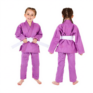 Kimono de Jiu-Jitsu Brésilien (BJJ) Léger 300g en Coton Teint Uni avec Logo Personnalisé OEM – Uniforme Unisexe de Haute Qualité pour Arts Martiaux et Judo - Product Image 1