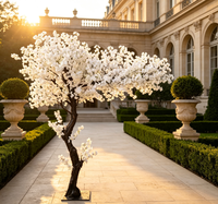 Plantes artificielles écologiques personnalisées directement de l'usine, arbre artificiel pour la décoration de mariage et d'hôtel
