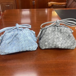 Bolso <span class=keywords><strong>de</strong></span> Mano Compacto <span class=keywords><strong>de</strong></span> <span class=keywords><strong>Cuero</strong></span> PU Hecho a Mano <span class=keywords><strong>de</strong></span> Alta Calidad para Mujer, Nuevo Diseño Casual Retro, Bolso Bandolera Tejido - Product Image 5