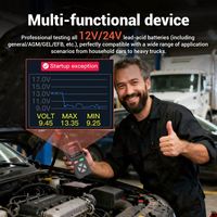 JDIAG BT105 Probador de Baterías de Coche OBD2 6V 12V 24V 100-2000 CCA 2Ah-220Ah, Analizador de Sistema de Batería Automotriz, Diagnóstico de Batería de Coche