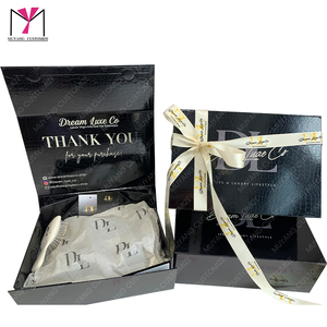 Dream Luxe Co กล่องของขวัญพร้อมริบบิ้นผ้าซาตินพิมพ์โลโก้สำหรับบรรจุภัณฑ์ต่อผมสุดหรู - Product Image 6