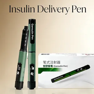 Stylo à insuline <span class=keywords><strong>automatique</strong></span> Gansulin, dispositif de gestion du <span class=keywords><strong>diabète</strong></span> compatible avec les types d'insuline R N 30 40 50, soins médicaux - Product Image 1