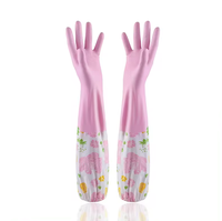 Gants de vaisselle blanchisserie caoutchouc pvc cuisine gants de nettoyage