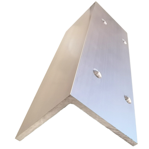 Fornitura di fabbrica Custom L forma di alluminio estruso angolo in alluminio profili - Product Image 1