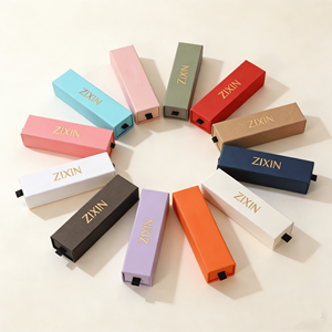 Boîte à bijoux en carton avec tiroir coulissant pour colliers longs – Organisateur de rangement durable, idéal pour l'affichage en magasin - Product Image 2