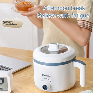 Nouvelle cuiseuse à riz électrique portable 1,7 L, simple ou double couche, antiadhésive, intelligente, mécanique, multifonction <span class=keywords><strong>pour</strong></span> usage domestique, pot à riz vapeur - Product Image 6