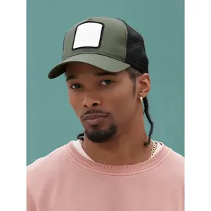 <b>Appliqu</b> <b>Patch</b> 5 Panel Trucker cap custom merchandising - Product Image 4