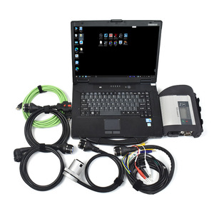Ordinateur portable CF53 pour camion, voiture, fourgonnette Mercedes-Benz, outil de diagnostic Daimler Sprinter Actros Xentry SD Star MB C4 VCI Wifi Doip Multiplexer C5 - Product Image 1