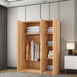 Lemari Pakaian Kayu Modern Model Convertible, Berdiri Sendiri, Besar, dengan Laci untuk Kamar Tidur, Rumah, Kantor, Ruang Tamu - Product Image 3