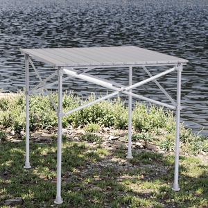 Table d'extérieur moderne en aluminium facile à transporter pour le camping, la pêche, le barbecue et le jardin, design pliable SDX665, table d'extérieur portable SDX665 - Product Image 1