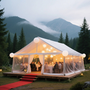 100 personnes romantique luxe événement fête tentes OEM clair extérieur église tente de mariage - Product Image 4