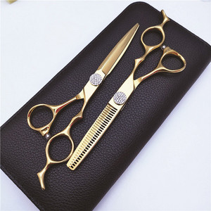 Tijeras para Adelgazar Cabello FV de 62 mm, Acero Inoxidable 440C, para Diestros, Tijeras de Salón de Belleza, Siete Colores Electrochapados - Product Image 3