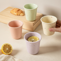 Tasse nordique de 280 ml, tasse à thé sans poignée, tasse à café, mini tasse en céramique pour thé, lait, eau