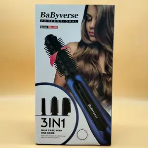 BA-1090 sèche-cheveux professionnel 3 en 1 et brosse volumisante Stock sèche-cheveux en une étape et Styler brosse à Air chaud électrique