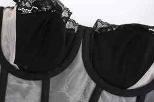 Dropshipping Sujetador de realce para mujer con corpiño de satén Correa acolchada de encaje Ropa interior de color sólido Sujetador cómodo sexy Secreto - Product Image 5
