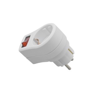 E-SUN excellente qualité 16A 250V avec interrupteur adaptateur allemand Standard adaptateur secteur convertisseur Eu adaptateur électrique sortie - Product Image 1