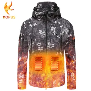 2022 nueva chaqueta ligera impermeable Unisex inteligente de invierno con calefacción para exteriores Techwear USB chaqueta deportiva cálida con calefacción para hombres y mujeres