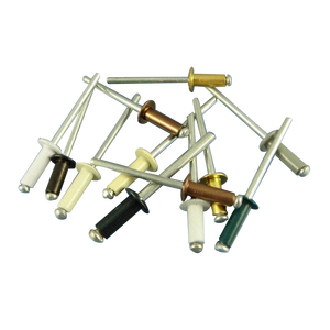Fabricación de China <span class=keywords><strong>Remache</strong></span> ciego de aluminio de color de 12mm Revestimiento <span class=keywords><strong>4x10</strong></span> Galvanizado <span class=keywords><strong>Remache</strong></span> 1/8x1/2 y 3/16x1/2 - Product Image 1