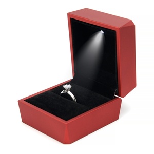 Luxury Jewelry Set <b>LED</b> <b>Light</b> Christmas Gift Packaging-Small Paper for Ring Earrings Chain Bracelet Made Plastic - Product Image 3