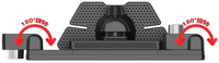 Caméra de tableau de bord à trois voies 2.5/4K 9 "Portable Carplay Android Auto Stereo 1080p Caméra de recul GPS Navi Mirror Link Voice Car Black Box