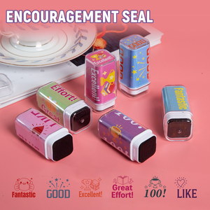 Sellos de Recompensa para Niños, Versión en Inglés para Maestros, Incentivos de Ánimo: BUENO, EXCELENTE, Comentarios Transfronterizos, Plástico - Product Image 1