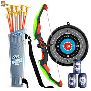 Jouets de Tir Sportif pour Enfants, Ensemble <span class=keywords><strong>Arc</strong></span> <span class=keywords><strong>et</strong></span> Flèches Lumineux pour Garçons, Jouets de Plein Air Transfrontaliers - Product Image 1