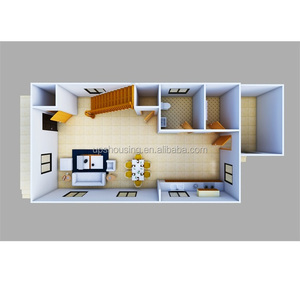 Nueva arquitectura modular proyecto UPS prefabricadas de hormigón villa 3d edificio dibujos - Product Image 6