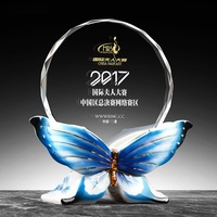 Trofeo de Cristal Cerámico de Diseño Nuevo al por Mayor, Trofeo de Cristal Personalizado, Premios, Recuerdos y Regalos
